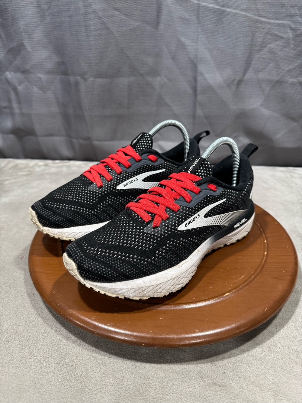 Brooks Revel Running Shoes with Red Laces